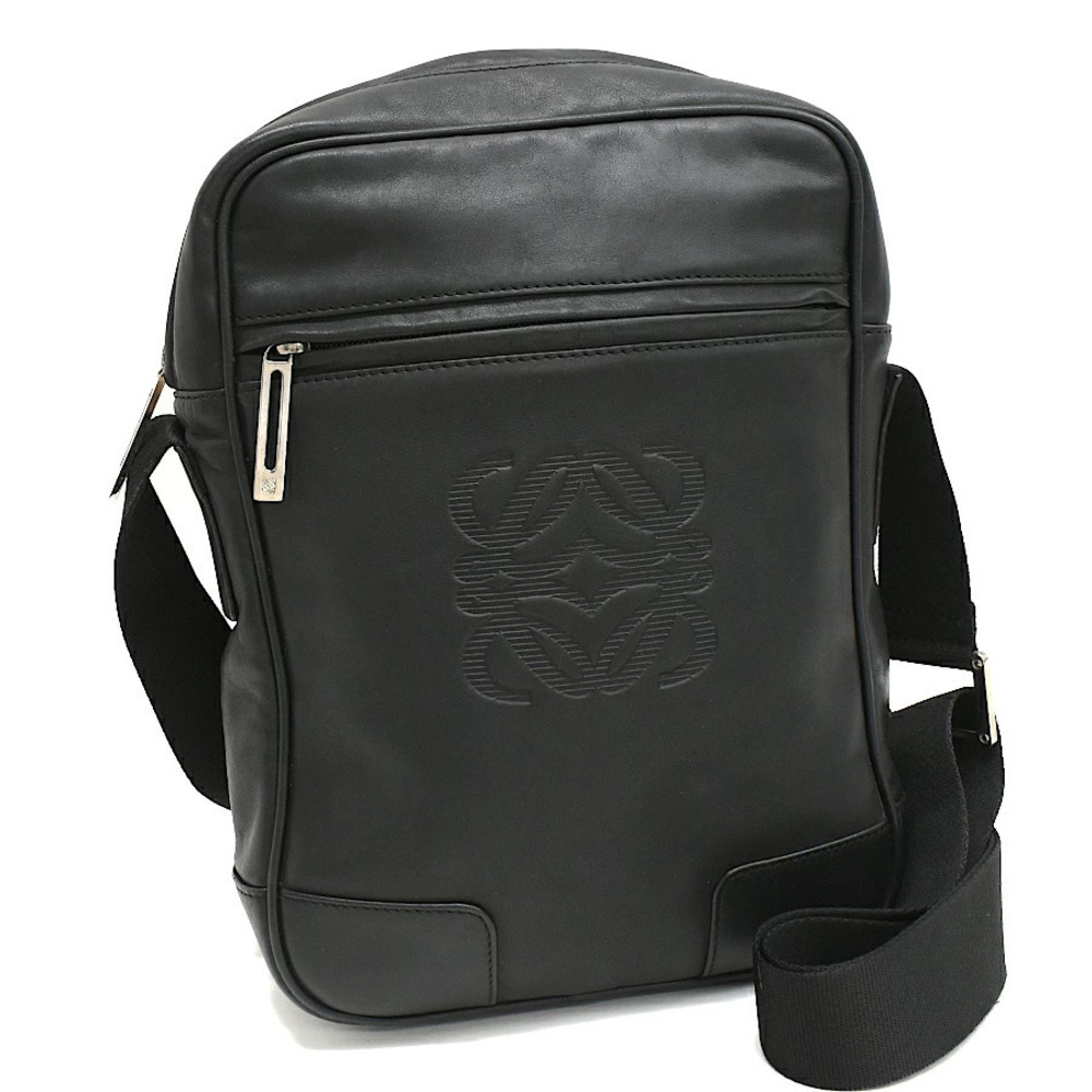 Loewe Anagram Crossbody Bag Leather Black